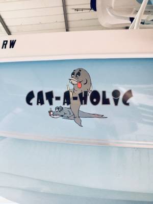 2019 Twin Vee Power Catamaran Boat Lettering from Benny F, FL